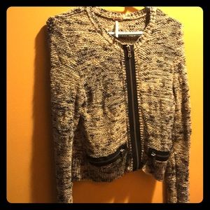 Free people zip up sweater size XS